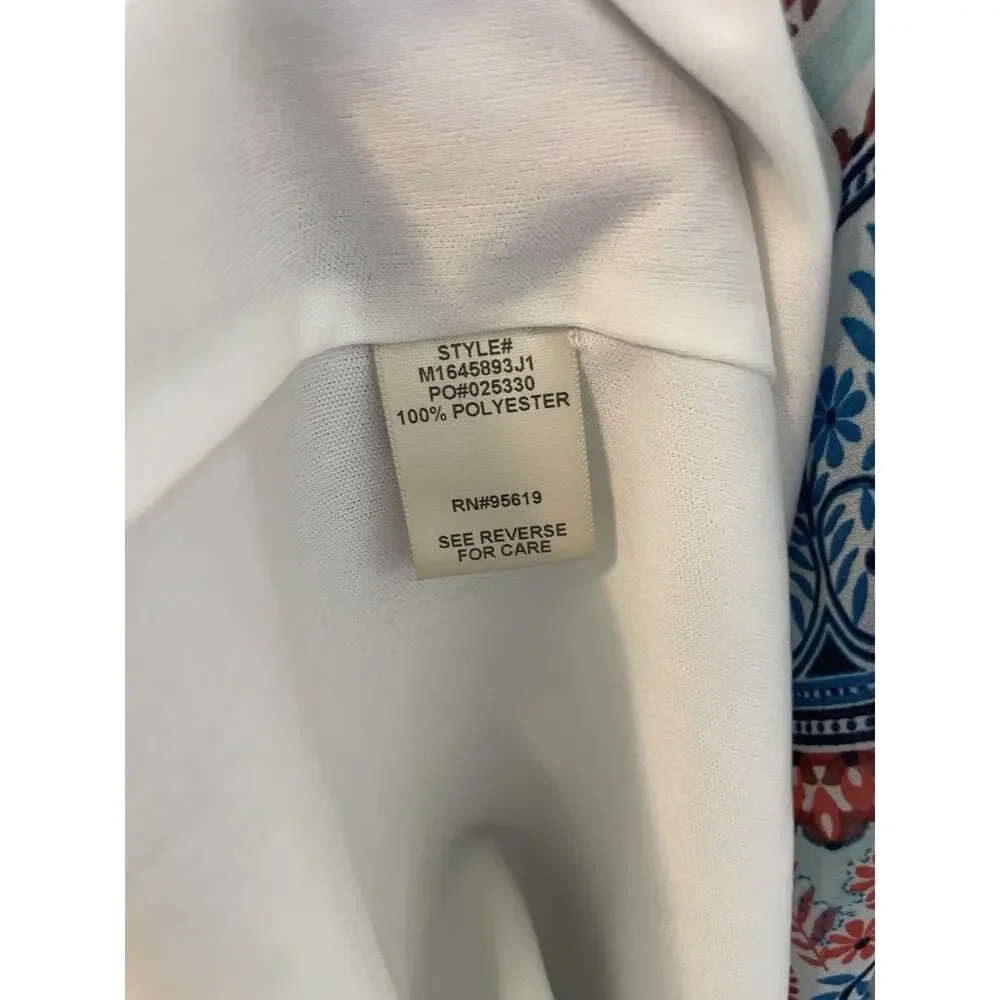 John Paul Richard Colorful Boho Midi Maxi V-Neck Handkerchief Kaftan Large Dress - Picture 8 of 11